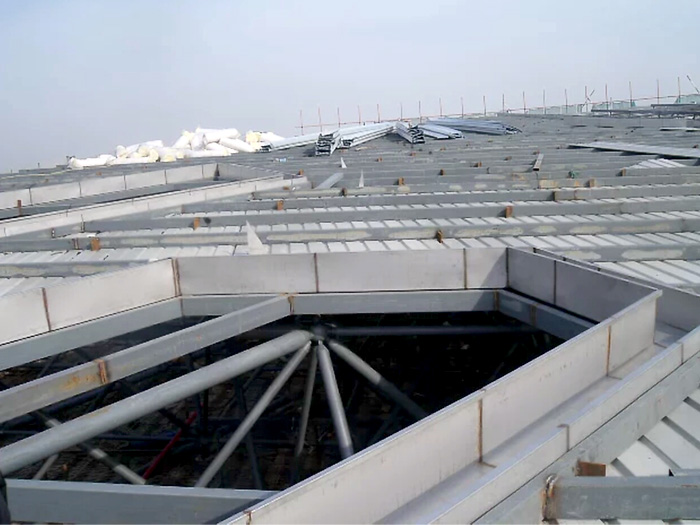 阜阳安吉县体育馆网架